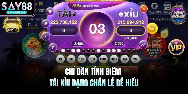 Cách Tính Điểm Tài Xỉu SAY88 | Hướng Dẫn Chi Tiết Từ A - Z