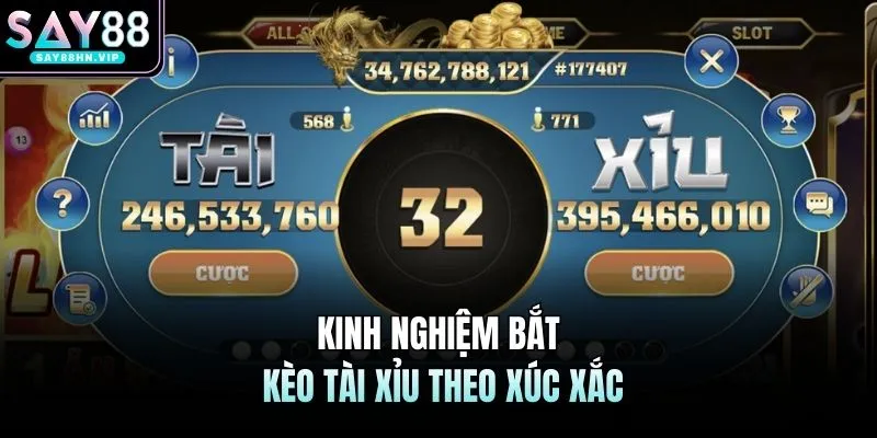 Bắt Kèo Tài Xỉu Theo Xí Ngầu SAY88 - Cơ Hội Thắng Lớn